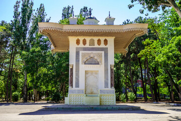 Wall Mural - Fountain of Ayvazovsky in public park of Feodosia, Crimea. He was Russian famous painter. Fountain was built in 1888 according to his project