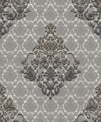 Classic damask wallpaper pattern 