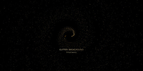 Wall Mural - gold stardust light, glitter background