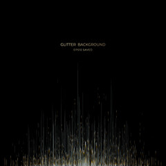Wall Mural - gold stardust light, glitter background