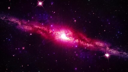 Wall Mural - 4K 3D Space flight to Helix nebula eye of God in Deep Space Loop Animation. outer space Galaxy, Nebula, Stars, with flying star field in to flare light at center. Universe Space background.