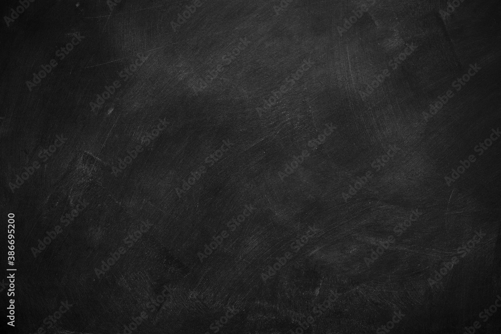 Abstract texture of chalk rubbed out on blackboard or chalkboard background. School education, dark wall backdrop or learning concept. - obrazy, fototapety, plakaty 