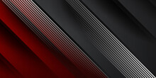 Red Black Abstract Presentation Background With Futuristic Business Concept Design Templates