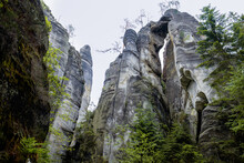 Rocky Monuments, Huge And Tall Rocks, Czech Republic