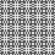 © vector_master - Abstract Cross Pattern Dots Logo generative computational art illustration