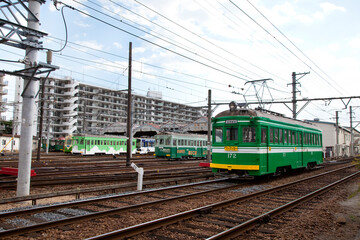 Wall Mural - 大阪の路面電車