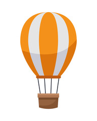 Poster - balloon air hot isolated icon