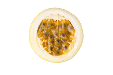 Wall Mural - Passion fruit in isolated with clipping path.