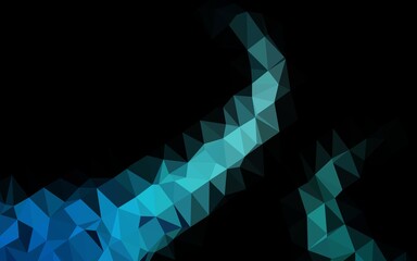 Light BLUE vector abstract polygonal layout.