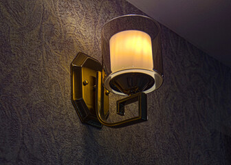 lamp on the wall