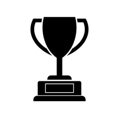 Champions cup award icon isolated on white background. Winner trophy vector illustration