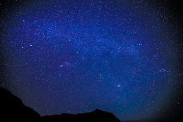 Starry sky, Oahu, Hawaii