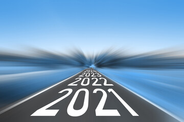 happy new year 2021, 2022, 2023 street