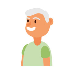 Poster - old man person avatar character