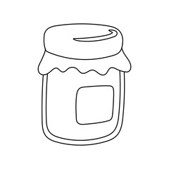 Poster - sweet honey pot isolated icon