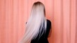 © Евгения Медведева - long blond hair of a young girl, rear view.