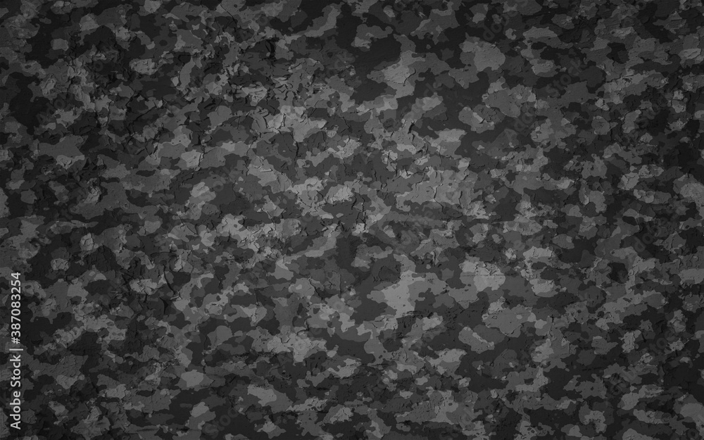 Camouflage pattern. Trendy style camo, print. Vector illustration. grey black texture, military army hunting Stock Photo | Adobe Stock camouflage-pattern-trendy-style-camo-print-vector-illustration-grey-black-texture-military-army-hunting-stock-photo-adobe-stock