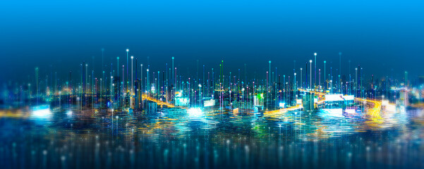 Intelligent city networks and communication in the age of AI (wireless communication on the world)