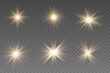 Light effect Bright Star. Beautiful light for illustration. Christmas star. Glow effect. The star burst with brilliance.