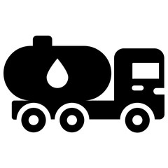 Poster - Oil Truck 