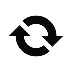 Rotation Arrow Icon Vector Illustration