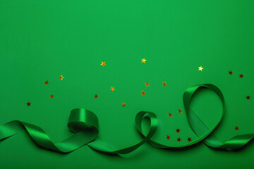 Wall Mural - A New Year's background with New Year decorations