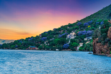 dam side view of kosmos hartbeespoort south africa
