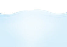 Blue Water Wave Background Vector Illustration