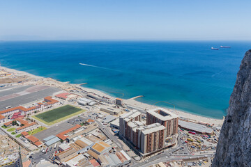 spectacular views from the rock of Gibraltar