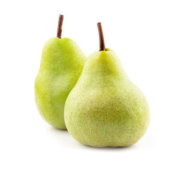 Wall Mural - pears isolated on white a background