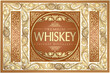 © alex_bond - Whiskey - golden ornate vintage decorative label