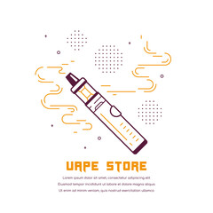 Vaping pen device kit and mod on white background