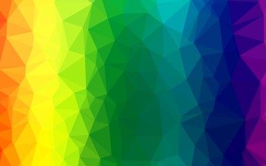 Light Multicolor, Rainbow vector low poly texture.