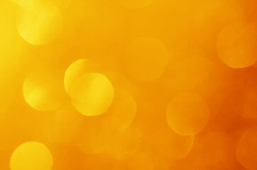 Wall Mural - glitter light sparkle yellow golden gorgeous bokeh defocused abstract background shiny.