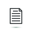 © Fidan.Stock - Document icon in flat style. Vector paper blank symbol for your web site design, logo, app, UI.