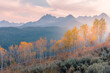 © OLya_L - Sawtooth mountains of Idaho in the fall in the evening light.