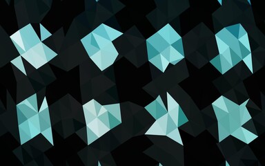 Light BLUE vector low poly cover.