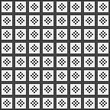 © vector_master - Abstract Cross Pattern Dots Logo generative computational art illustration