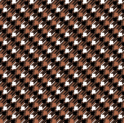 Houndstooth seamless pattern. Vintage textile texture. Classic fashion. crowbars images pattern.