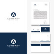 © Block Design - Letter A logo and brand identity vector
