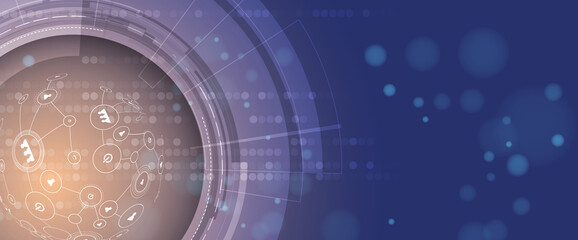 abstract technology background Business & development