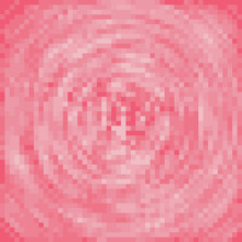 Pink Vortex Pixel Art. Background With Vortex And Pink Color - Abstract Graphic.