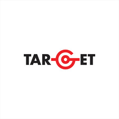 Target letter logo design vector