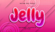 3D Jelly Text Effect, Editable Text Style