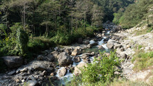 Stream In The Himalayan Mountains, Nepal