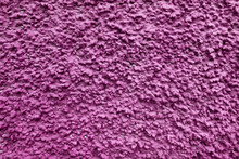 Popcorn Ceiling Texture Of A Fuchsia Pink Or Purple Wall With Color - Rough Surface Background	