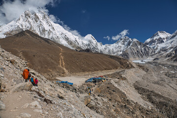 Wall Mural - Everest base camp trek, Nepal.