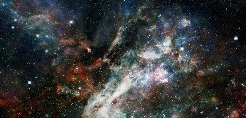 Wall Mural - Nebula an interstellar cloud of star dust. Elements of this image furnished by NASA