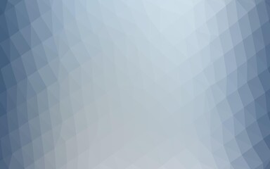 Light BLUE vector abstract mosaic background.