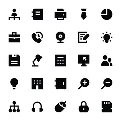 Wall Mural - Business and Office Vector Icons 2
